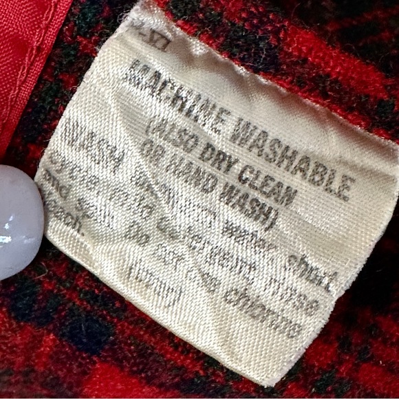 Pendleton Vintage Field Shirt 70s Country Traditionals M Matheson Red Ta… - Picture 5 of 7